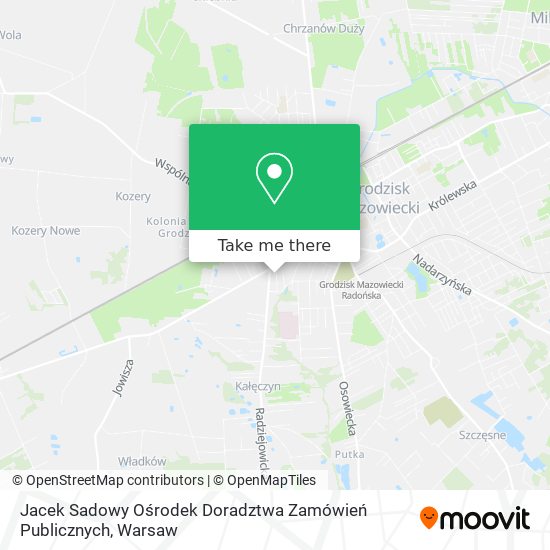 Jacek Sadowy Ośrodek Doradztwa Zamówień Publicznych map