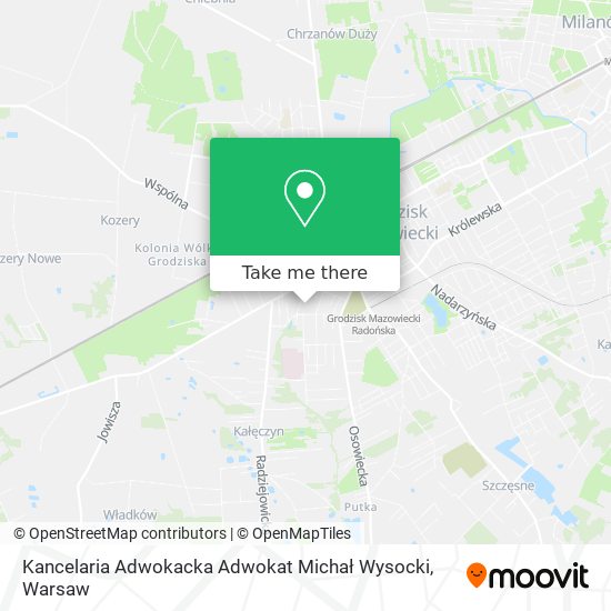 Kancelaria Adwokacka Adwokat Michał Wysocki map