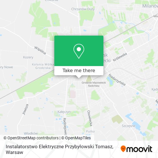 Instalatorstwo Elektryczne Przybyłowski Tomasz map