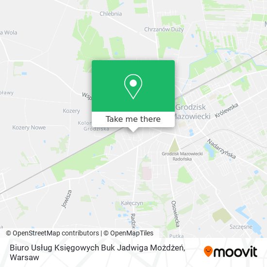 Biuro Usług Księgowych Buk Jadwiga Możdżeń map