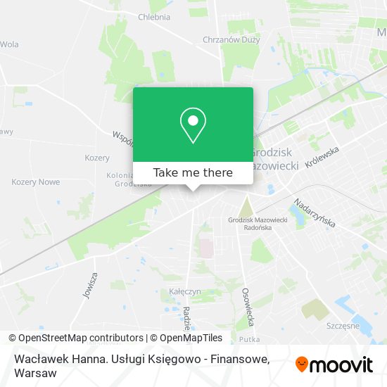 Wacławek Hanna. Usługi Księgowo - Finansowe map