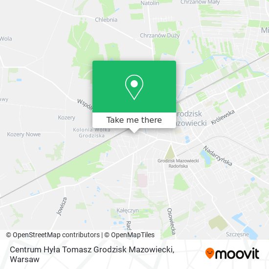 Centrum Hyła Tomasz Grodzisk Mazowiecki map