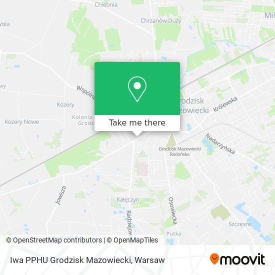 Iwa PPHU Grodzisk Mazowiecki map