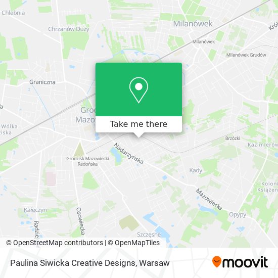 Paulina Siwicka Creative Designs map