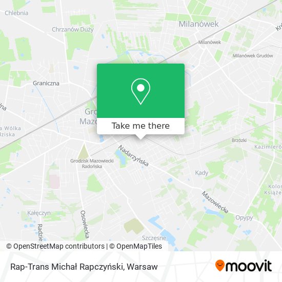 Rap-Trans Michał Rapczyński map