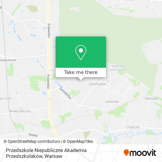 Przedszkole Niepubliczne Akademia Przedszkolaków map