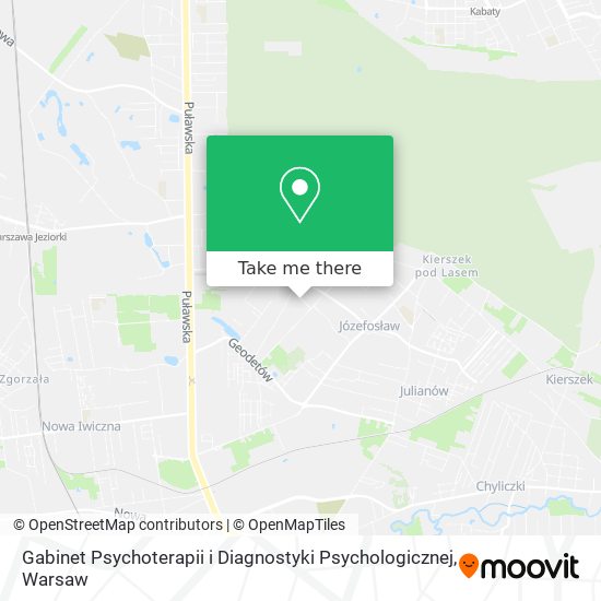 Gabinet Psychoterapii i Diagnostyki Psychologicznej map