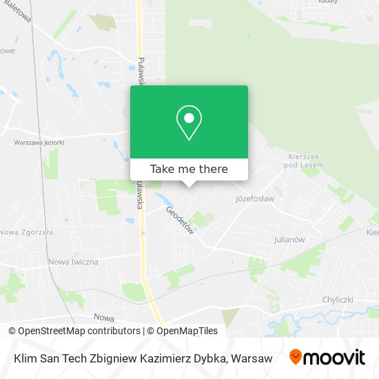 Klim San Tech Zbigniew Kazimierz Dybka map