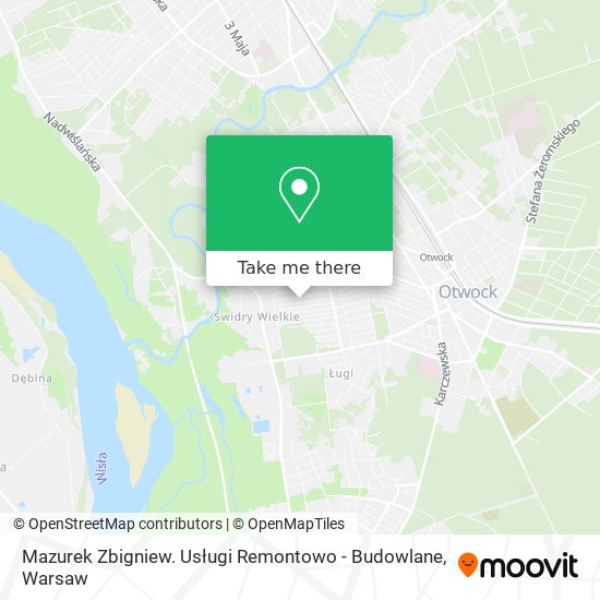 Mazurek Zbigniew. Usługi Remontowo - Budowlane map