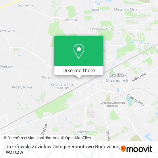 Józefowski Zdzisław Usługi Remontowo Budowlane map