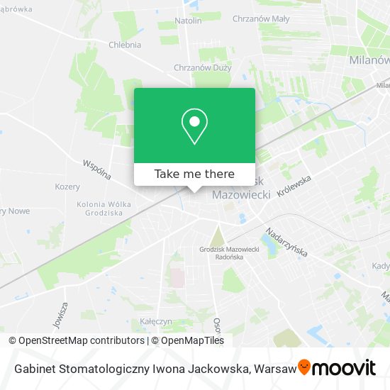 Gabinet Stomatologiczny Iwona Jackowska map