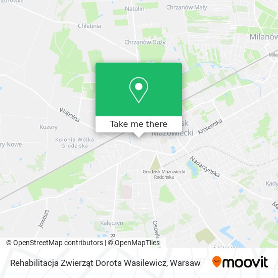 Rehabilitacja Zwierząt Dorota Wasilewicz map