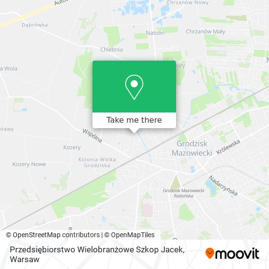 Przedsiębiorstwo Wielobranżowe Szkop Jacek map