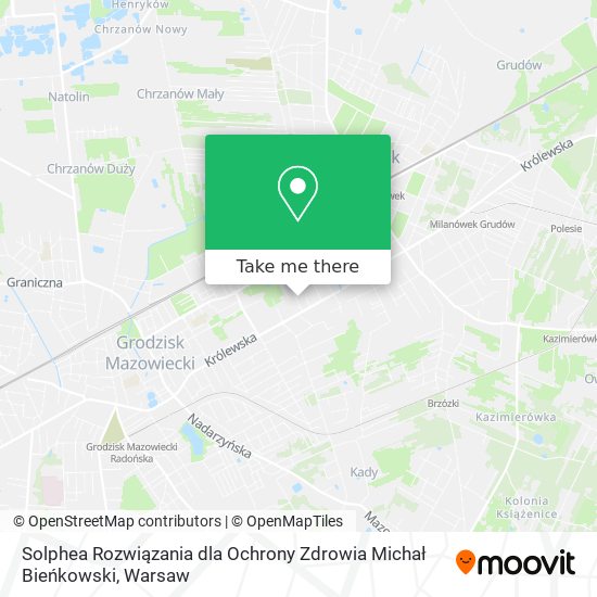 Solphea Rozwiązania dla Ochrony Zdrowia Michał Bieńkowski map