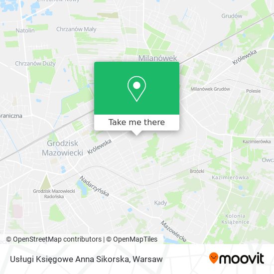 Usługi Księgowe Anna Sikorska map