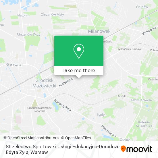 Strzelectwo Sportowe i Usługi Edukacyjno-Doradcze Edyta Żyła map