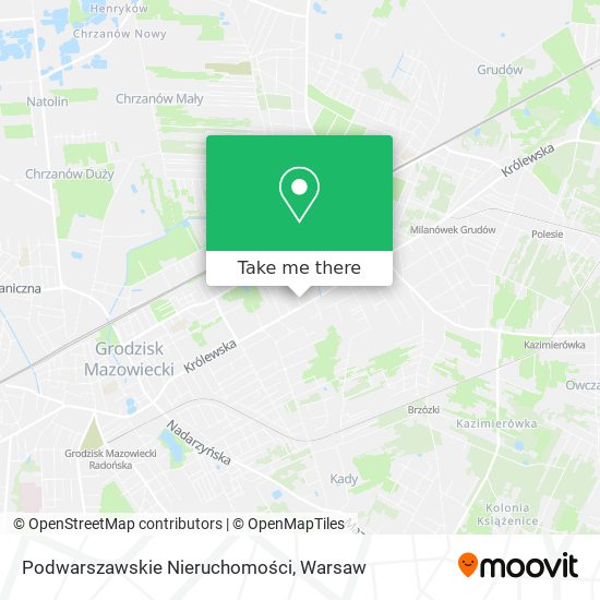 Podwarszawskie Nieruchomości map