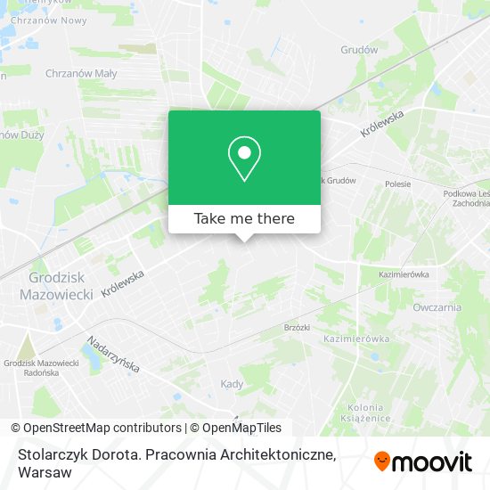 Stolarczyk Dorota. Pracownia Architektoniczne map