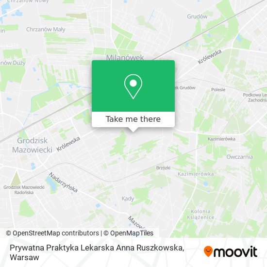 Prywatna Praktyka Lekarska Anna Ruszkowska map