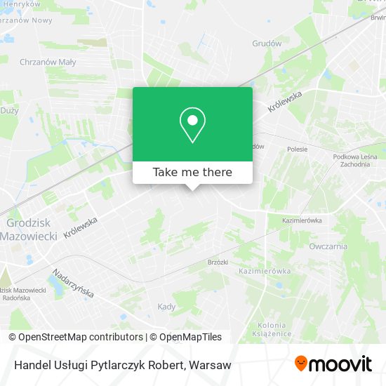 Handel Usługi Pytlarczyk Robert map