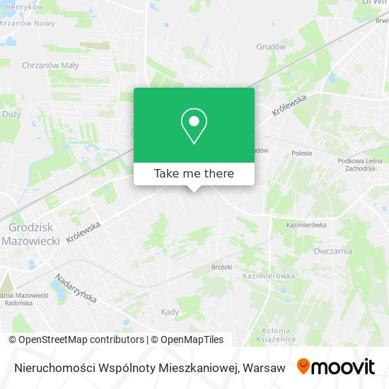 Nieruchomości Wspólnoty Mieszkaniowej map