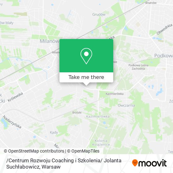 Карта /Centrum Rozwoju Coaching i Szkolenia/ Jolanta Suchłabowicz