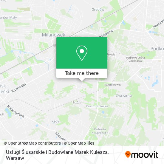 Usługi Ślusarskie i Budowlane Marek Kulesza map