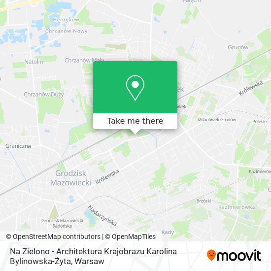 Na Zielono - Architektura Krajobrazu Karolina Bylinowska-Żyta map