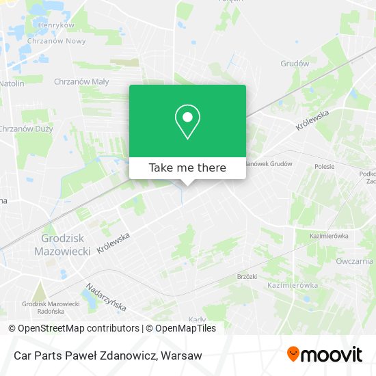 Car Parts Paweł Zdanowicz map