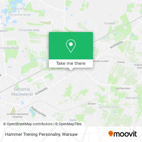 Hammer Trening Personalny map