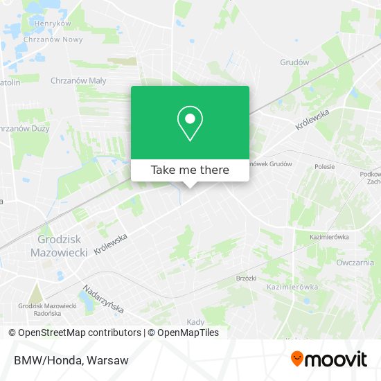 BMW/Honda map