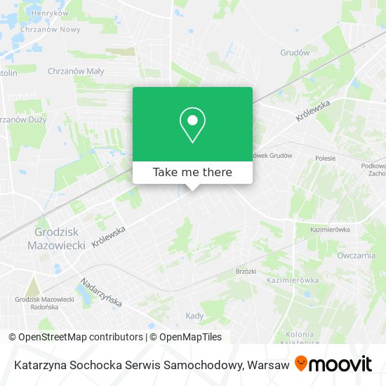 Katarzyna Sochocka Serwis Samochodowy map