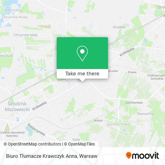 Biuro Tłumacze Krawczyk Anna map