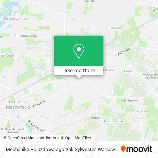 Карта Mechanika Pojazdowa Zgórzak Sylwester