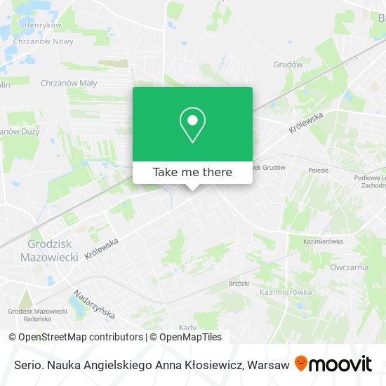 Serio. Nauka Angielskiego Anna Kłosiewicz map