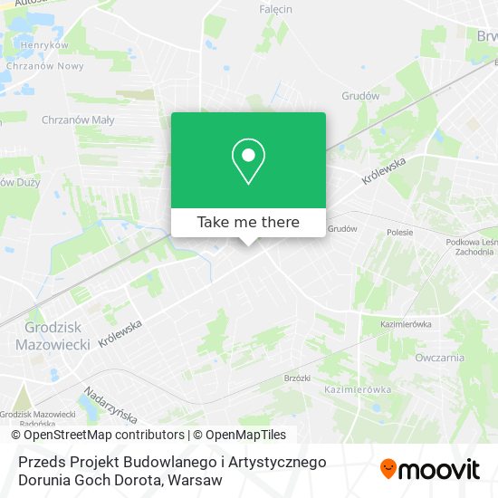 Przeds Projekt Budowlanego i Artystycznego Dorunia Goch Dorota map