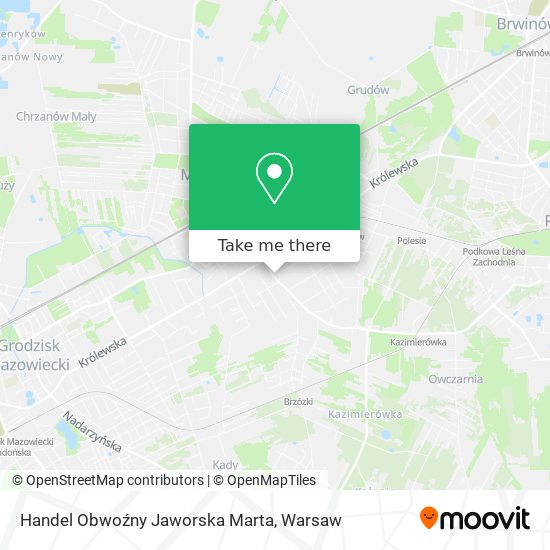 Handel Obwoźny Jaworska Marta map