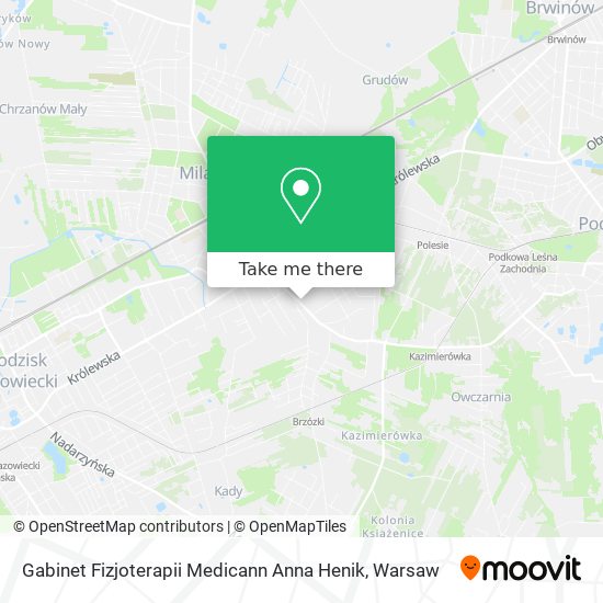 Gabinet Fizjoterapii Medicann Anna Henik map