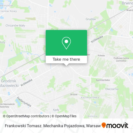 Frankowski Tomasz. Mechanika Pojazdowa map