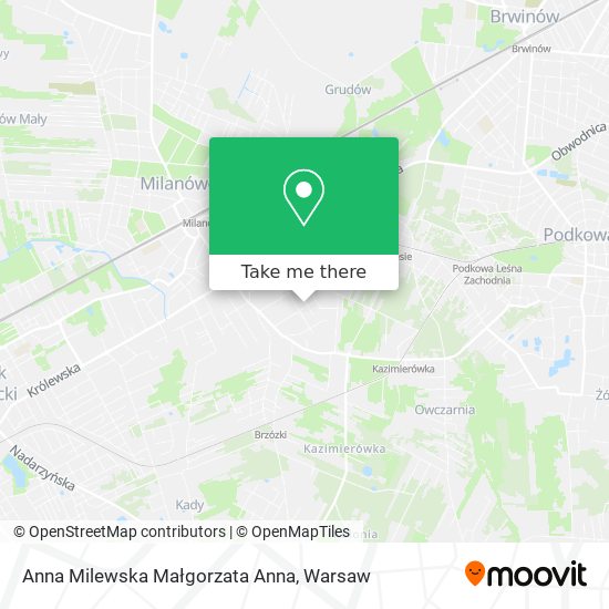 Anna Milewska Małgorzata Anna map