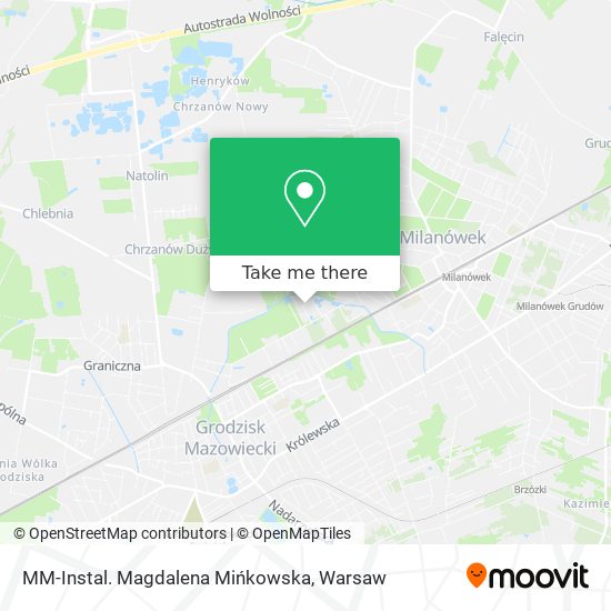 MM-Instal. Magdalena Mińkowska map