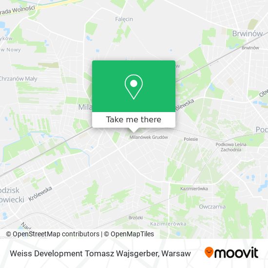 Weiss Development Tomasz Wajsgerber map