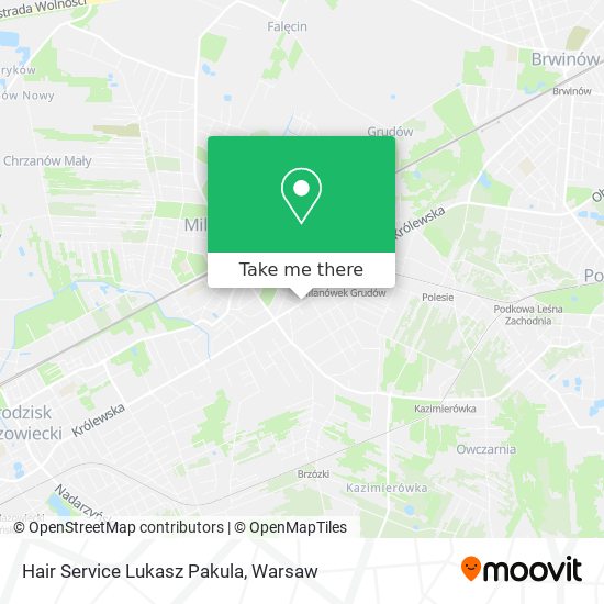 Hair Service Lukasz Pakula map