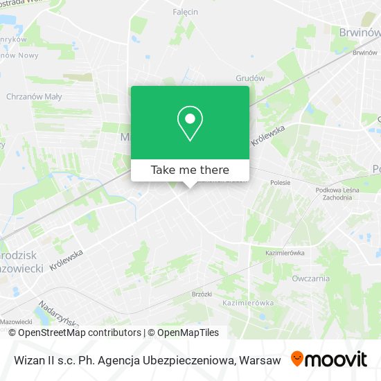 Wizan II s.c. Ph. Agencja Ubezpieczeniowa map