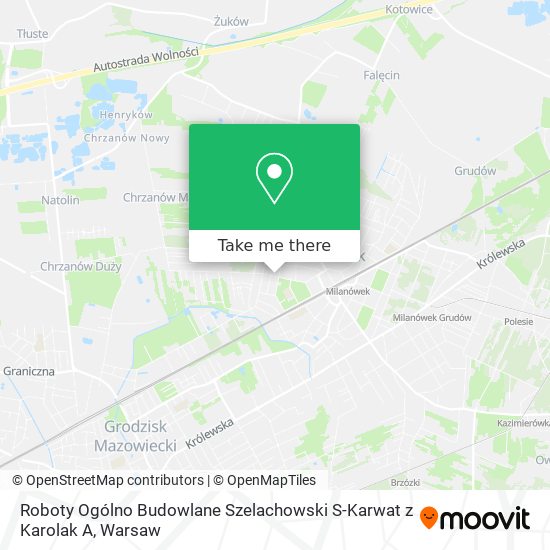 Roboty Ogólno Budowlane Szelachowski S-Karwat z Karolak A map