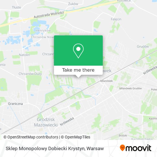 Sklep Monopolowy Dobiecki Krystyn map