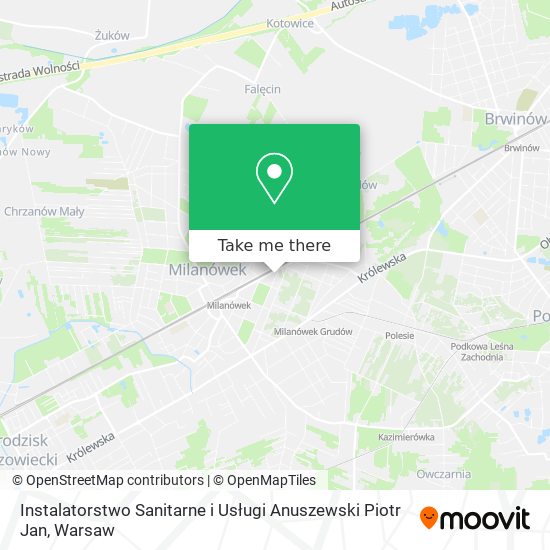 Instalatorstwo Sanitarne i Usługi Anuszewski Piotr Jan map