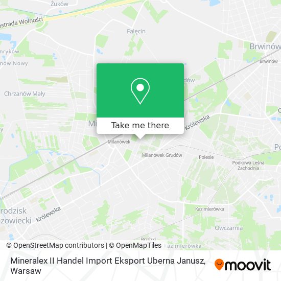 Mineralex II Handel Import Eksport Uberna Janusz map