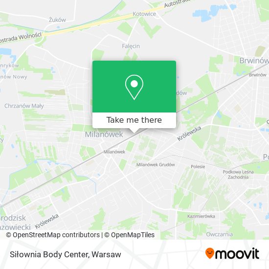 Siłownia Body Center map