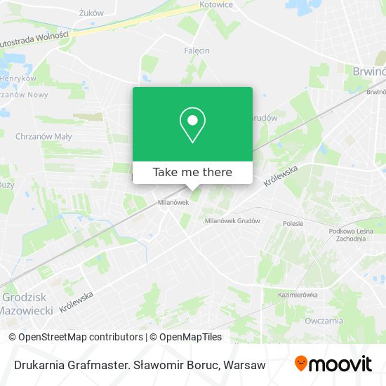 Drukarnia Grafmaster. Sławomir Boruc map